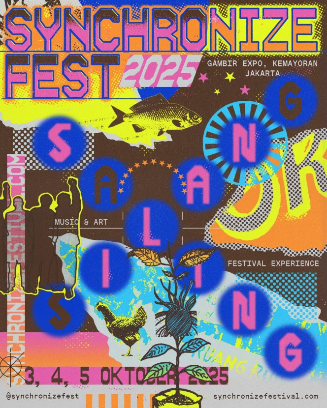 
					EDISI KE-10 SYNCHRONIZE FEST MENGUSUNG TEMA SALING SILANG